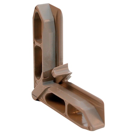 Prime-Line Prime-Line Tan Plastic 7/16 in. W X 3/4 in. L Screen Frame Corner 1 pk PL 15756